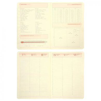Щоденник 2026 А5 Leo Planner City твердий 25266*, Коричневий