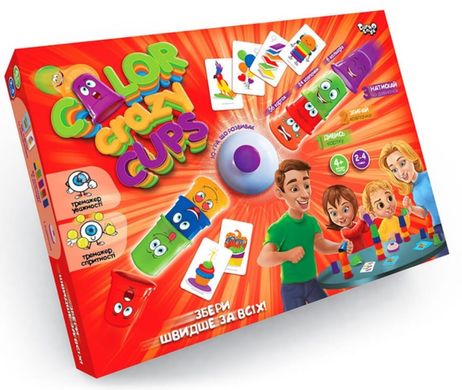 Игра настольная DankoToys DT CCC-01-01U Color Crazy Cups (укр)