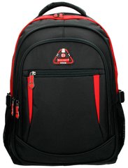 Рюкзак (ранец) школьный Enrico Benetti Eb62027618 Sevilla Black-Red с отделом для ноутбука 32*44*24см