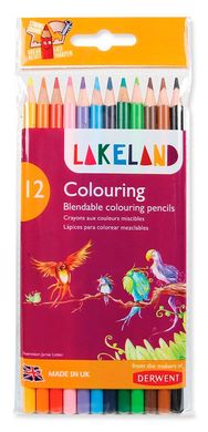 Карандаши цветные 12цв. Derwent Lakeland Colouring в блистере D-33356