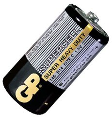 Батарейка GP 1шт 14S-S2 сольова R14, C