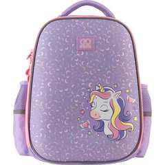 Рюкзак (ранец) GoPack школьный каркасный мод 165 GO23-165M-3 Cute unicorn