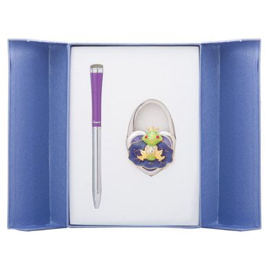 Ручки набір LANGRES "Fairy Tale" 1шт.+гачок для сумки фіолетовий LS.122027-07
