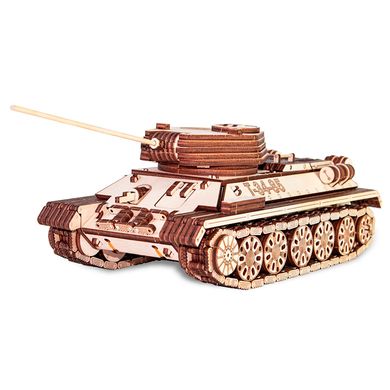 Модель 3D дерев'янна сборна механічна EVA Eco-Wood-Art TANK T-34-85 000822