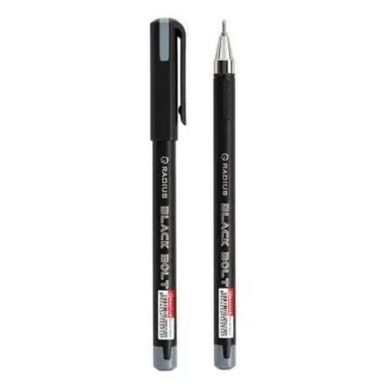 Кулькова ручка Radius Black Bolt 600169, Синий