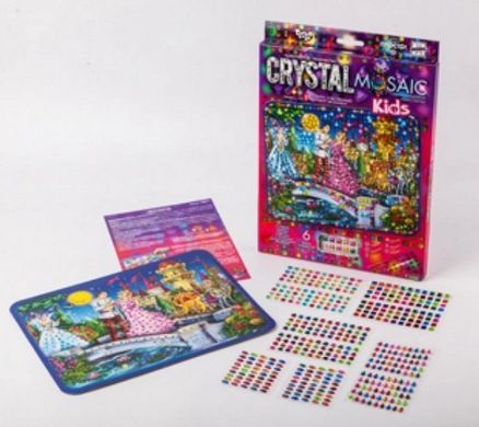 Набір для творчості DankoToys DT CRMk-01-06 Мозаіка Crystal Mosaic Kids Попелюшка