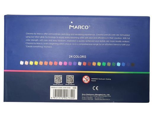 Пастель масляная Marco Chroma 24 цв. 1091-24CB