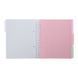 Зошит на спіралі В5 120арк Buromax пласт обкл 3 розд. Pastel кл. BM.24355912-**, Рожевий