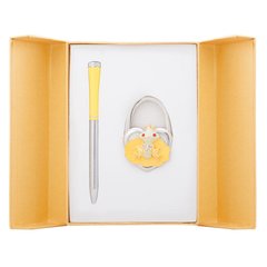 Ручки в наборе Langres Fairy Tale 1шт+крючок для сумки, желтый LS.122027-08