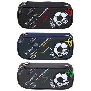 Косметичка-пенал Safari Soccer 26766S 21*6*10см