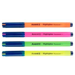 Текстовий маркер Axent Highlighter 2-4мм 2532-A, Оранжевый
