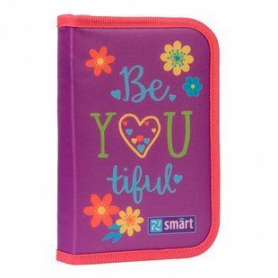 Пенал 1М 1ВЕРЕСНЯ Smart HP-04 BeYOUtiful з 2 отворотами б/н 532832