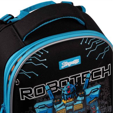 Рюкзак школьный каркасный 1Вересня 559504 H-29 Robotech Legends 39,5*29*14см, Черный