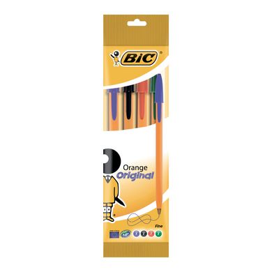 Ручка шариковая BIC набор 4шт Orange bc8308541