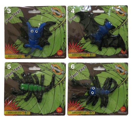 Іграшка Vent Toys Лидер, Лізун комахи микс 2772-6
