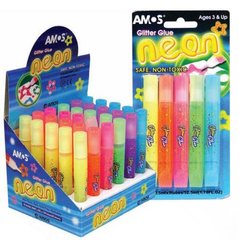 Краска-клей AMOS Neon 5*10.5 мл GNE10А5+