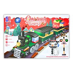 Конструктор 3D Blocks Christmas 242дет. Потяг, сніговик 33*22*5см 123-500