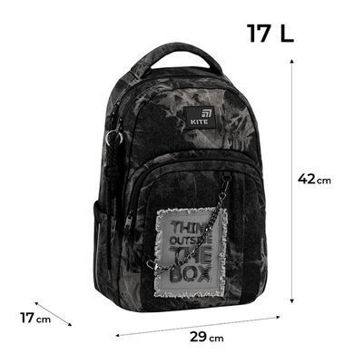 Рюкзак (ранець) м'який Kite мод 2578 Education teens Denim Core K26-2578M-2 42*29*17см