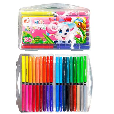 Фломастеры 36цв. Color Pen трехгранные 204-36