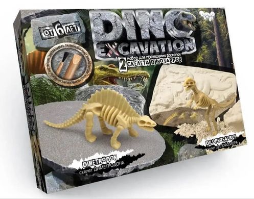 Набір для творчості DankoToys DT DEX-01-05 розкопки Dino Excavation