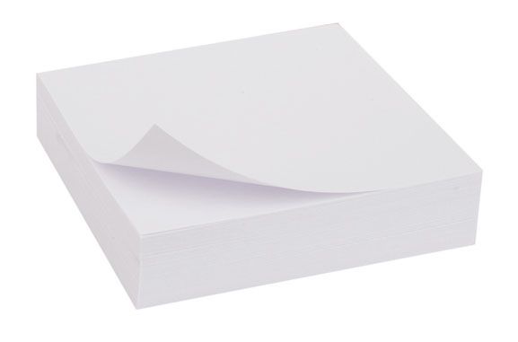 Папір для нотаток 90х90х20мм 220арк Axent Elite White білий не проклеєний 8004
