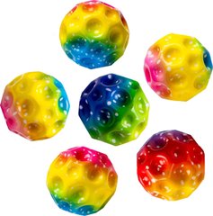 Мяч Гравити Бол 65мм гравитационный попрыгун Gravity Ball Rainbow Color №1011