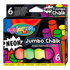 Мелки цветные 6шт Colorino Neon Jumbo 92081