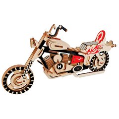 Деревянная сборная 3D модель WoodCraft Мотоцикл-1 (28,8*10,5*13,5см) XB-G004H