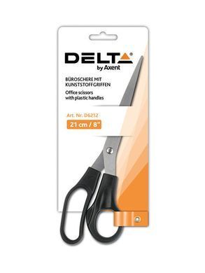 Ножницы Delta 21см черные D6212