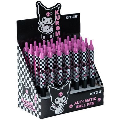 Ручка шариковая Kite мод 039 Kuromi пишет синим HK24-039