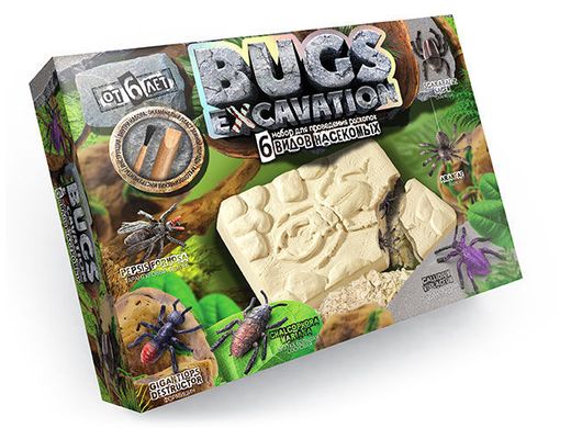 Набор для творчества DankoToys DT BEX-01-01 раскопки Bugs Excavation