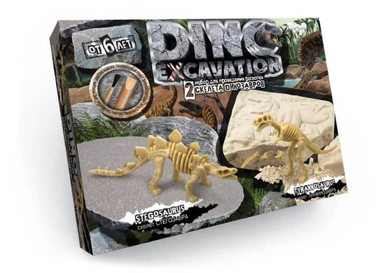 Набір для творчості DankoToys DT DEX-01-06 розкопки Dino Excavation