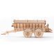 Деревянная сборная механическая 3D модель EVA Eco-Wood-Art TRAILER FOR KIROVETS K-7M 001072