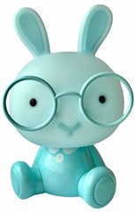 Нічник дитячий Зайченя в окулярах 55003 h-23см (від розетки, лампа економ)