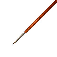 Кисть Черная Речка, Колонок, овальная №2 удлиненная лаковая ручка ХУМ-1105302