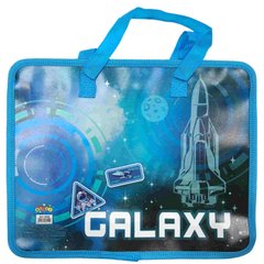 Папка-портфель А4 Kidis пластик на молнии FC 13090 Galaxy