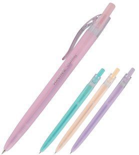 Ручка шариковая Axent Candy, автоматическая синяя AB1084-02-A