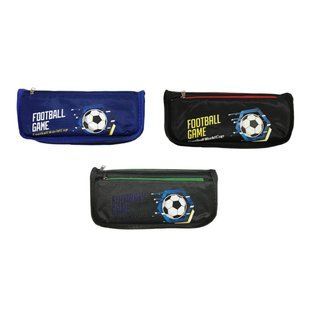 Пенал PVC ЛІДЕР 20*8,5*4см, Football асорті №7522