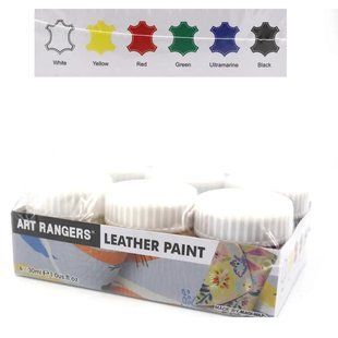 Фарби для шкіри Art Rangers Leather Paint 6кол 30мл PA44.06030.A/46.0630PA
