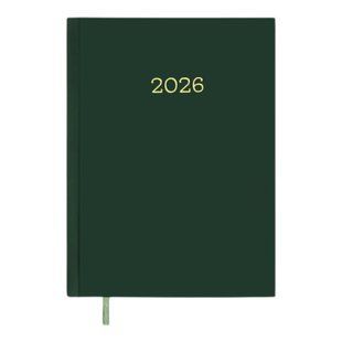 Щоденник 2026 Buromax A5 Monochrome BM.2160-* - Зелений