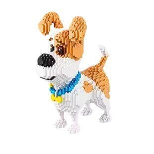 Конструктор 3D Magic Blocks Песик Терєр Джек Рассел, кор. 34*24,5*8,5см 2050 дет, BX-8646