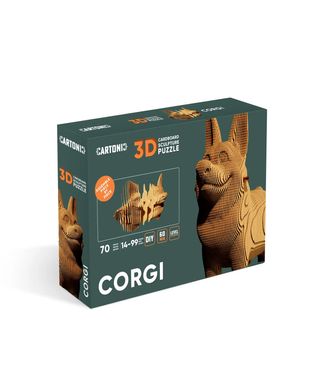 Конструктор 3D пазл Cartonic Cartcorg Corgi 18*9,2*21,3см