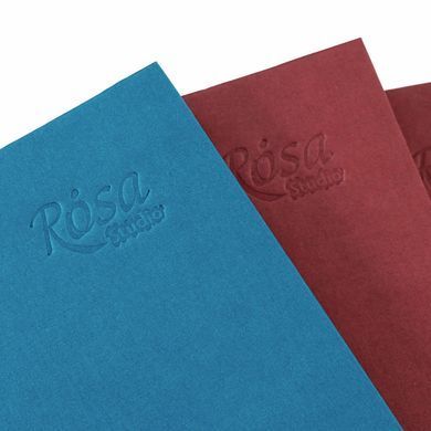 Блокнот для акварелі А5 14,8*21см Rosa Gallery 200г/м 32арк на спіралі білий папір, Бордо 16920552