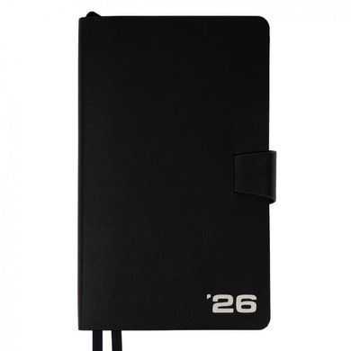 Щоденник 2026 12*20см Leo Planner Alpha м'який 25263*, Бордо