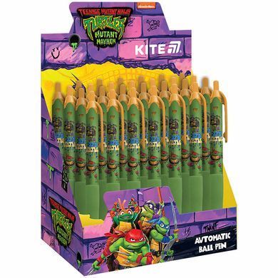 Кулькова ручка Kite мод 039 Ninja Turtles пише синім NT25-039