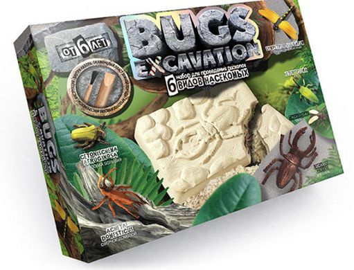 Набор для творчества DankoToys DT BEX-01-02 раскопки Bugs Excavation