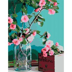 Картина раскраска по номерам на холсте - 35*45см Rosa Premium N00013179 Нежность цветов