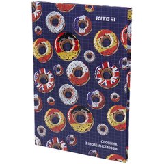 Тетрадь для иностранных слов (словарь) А5 Kite 60 листов Donuts K21-407-2