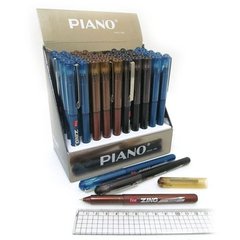 Кулькова ручка PIANO PT-225 Zing пише синім