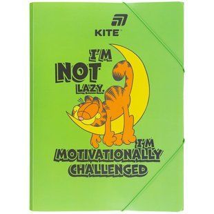 Папка А4 Kite пластик на резинках Garfield GF25-247